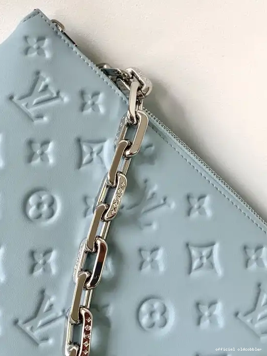 Official oldcobbler VUITTON PM-26*20*12cm COUSSIN LOUIS 0626